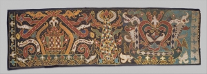 Beadwork &#039;Ship Cloth&#039; from Lampung, Sumatra, Indonesia, probably 18th century.