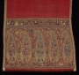 Woollen sash with Kashmir embroidery in wool, c. 1830.