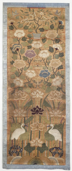 Bridal panel for an over-robe from Korea, 18th-19th centuries.