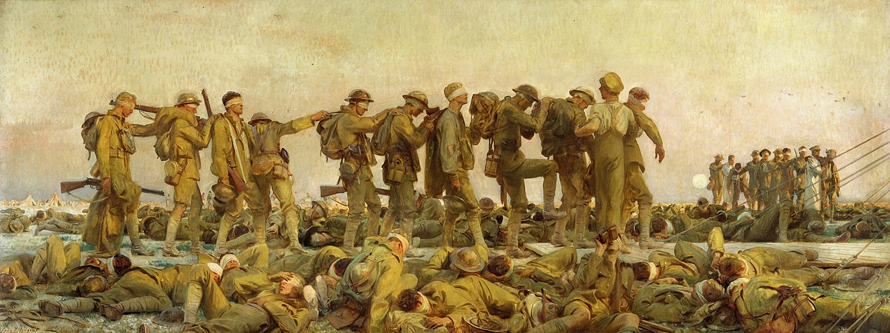 'Gassed,' by John Singer Sargent (1919). Imperial War Museum.