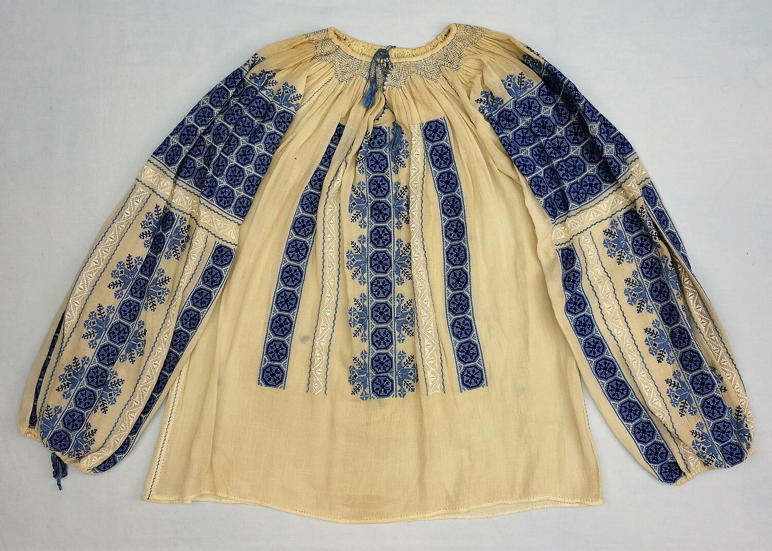 Hand embroidered woman's blouse from Germany, 1930s (TRC 2011.0106).