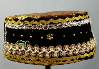 Cap for an unmarried, Kurdish girl (Iran, late 1990s).