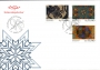 Postage stamps with representations of embroidery. Iceland, first-day cover 2008.