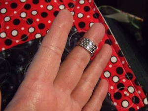 An example of a thimble ring.