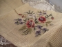 Example of embroidery on an open weave canvas