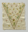 Embroidered Silk from The Netherlands, Late Seventeenth Century