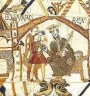King Edward depicted in the Bayeux tapestry.