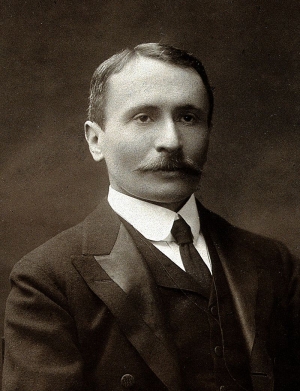 Photograph (1909) of Sir Marc Aurel Stein, 1862-1943.