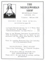Advertisement for the Needle Woman Shop.