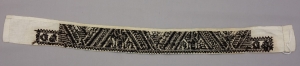 Embroidered collar band, Marken, The Netherlands, mid-20th cenury.