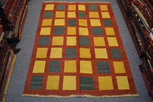 Gabha floor covering from Kashmir, in the northwest of the Indian subcontinent.
