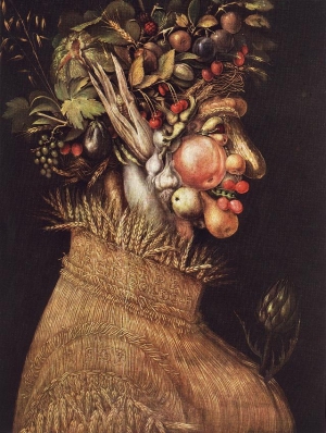&quot;Summer&#039;, an allegorical painting by Giuseppe Arcimbolo, dated 1563.