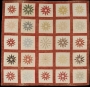 Cotton patchwork with its blocks, USA, mid-19th century.