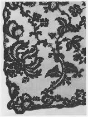 Piece of Kells lace, Ireland, early 19th century.