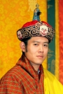King of Bhutan wearing the Raven Crown