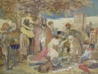 A mid-Victorian Berlin woolwork tapestry.
