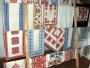 Examples of local Beregi embroidery in the Provincial House of Tákos.
