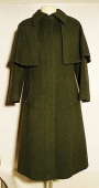 Green, loden women&#039;s coat, pre-1945.
