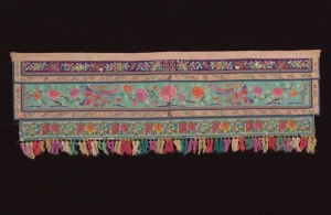 Example of Nyonya (Peranakan women) needlework.