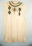 Embroidered man's gown from Kano, Nigeria, late 20th century.