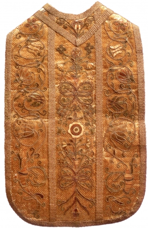 Chasuble made from straw. Bohemia, late 17th century.