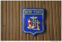 Embroidered blazon for the New York police.