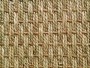 Basketweave of seagrass.