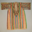 Elaborately decorated Suriya Mabdu dress from Raf-Raf, Tunisia, second half of the 20th century.