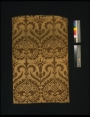 Piece of woven silk brocatelle, UK, mid-19th century.