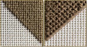 Basketweave stitch, front and back.