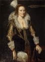 Portrait by Adam de Colone of Margaret Graham, Lady Napier (1626).