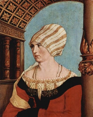 Hans Holbein the Younger: Dorothea Kannengiesser (1516).