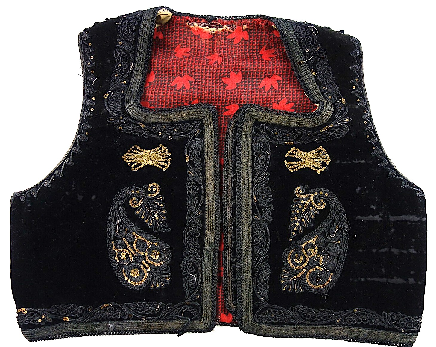 Fig. 1. Serbian woman's waistcoat from the late 19th or early 20th century (TRC 2010.0065).