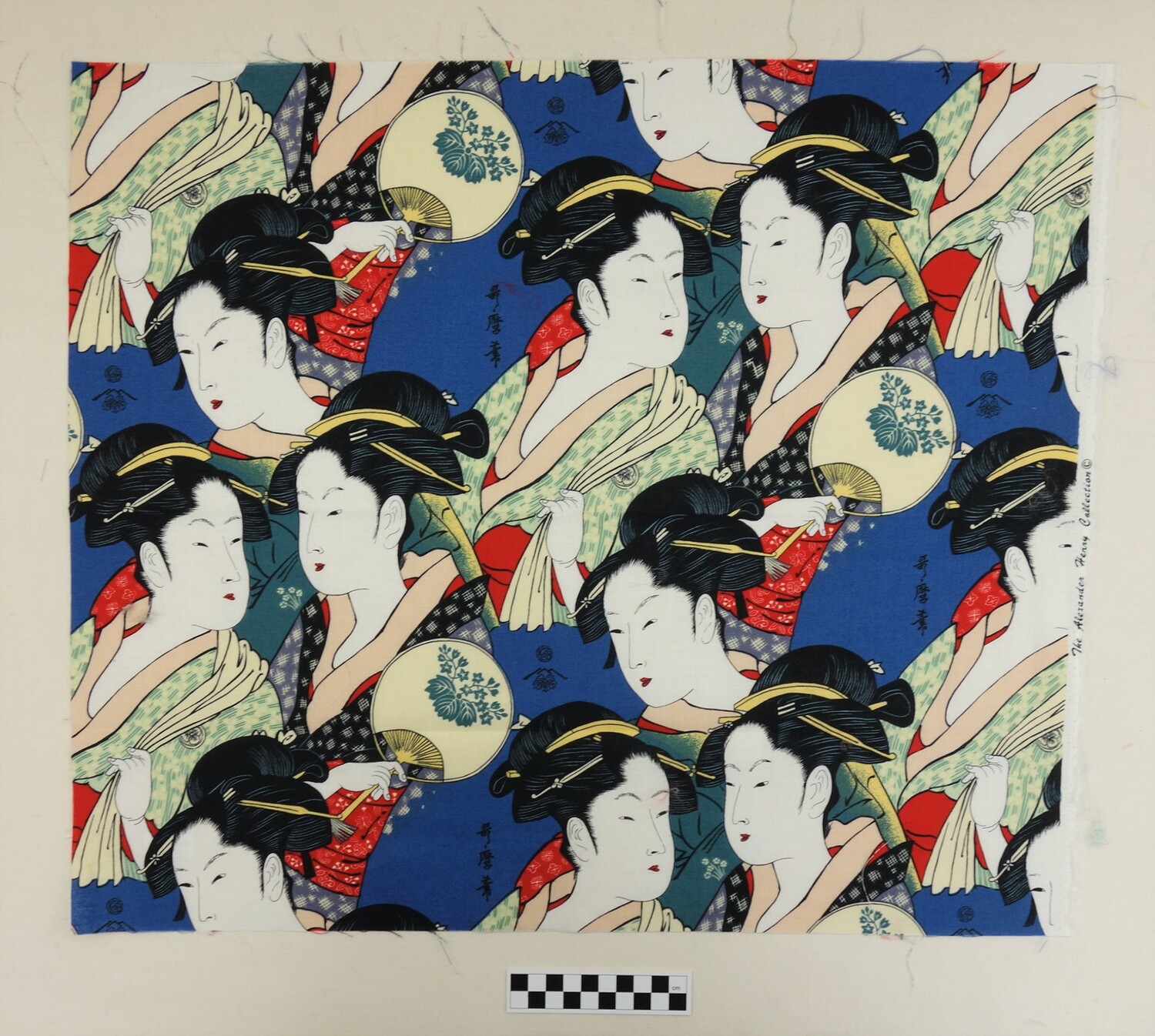 Japanese-style, Western cloth sample, 20th century (TRC 2017.0806).