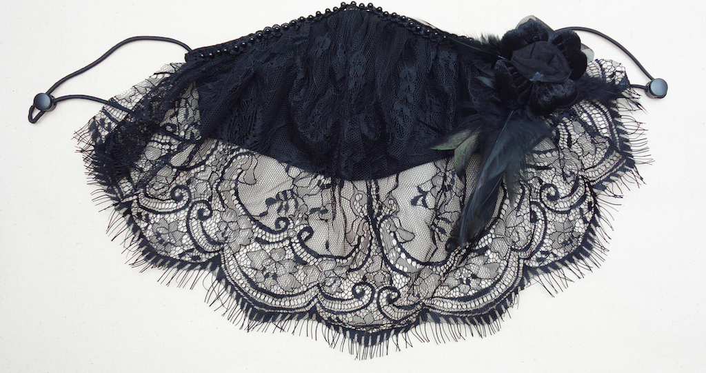 Steampunk/Lolita face mask, China/UK 2020 (TRC 2020.3995).