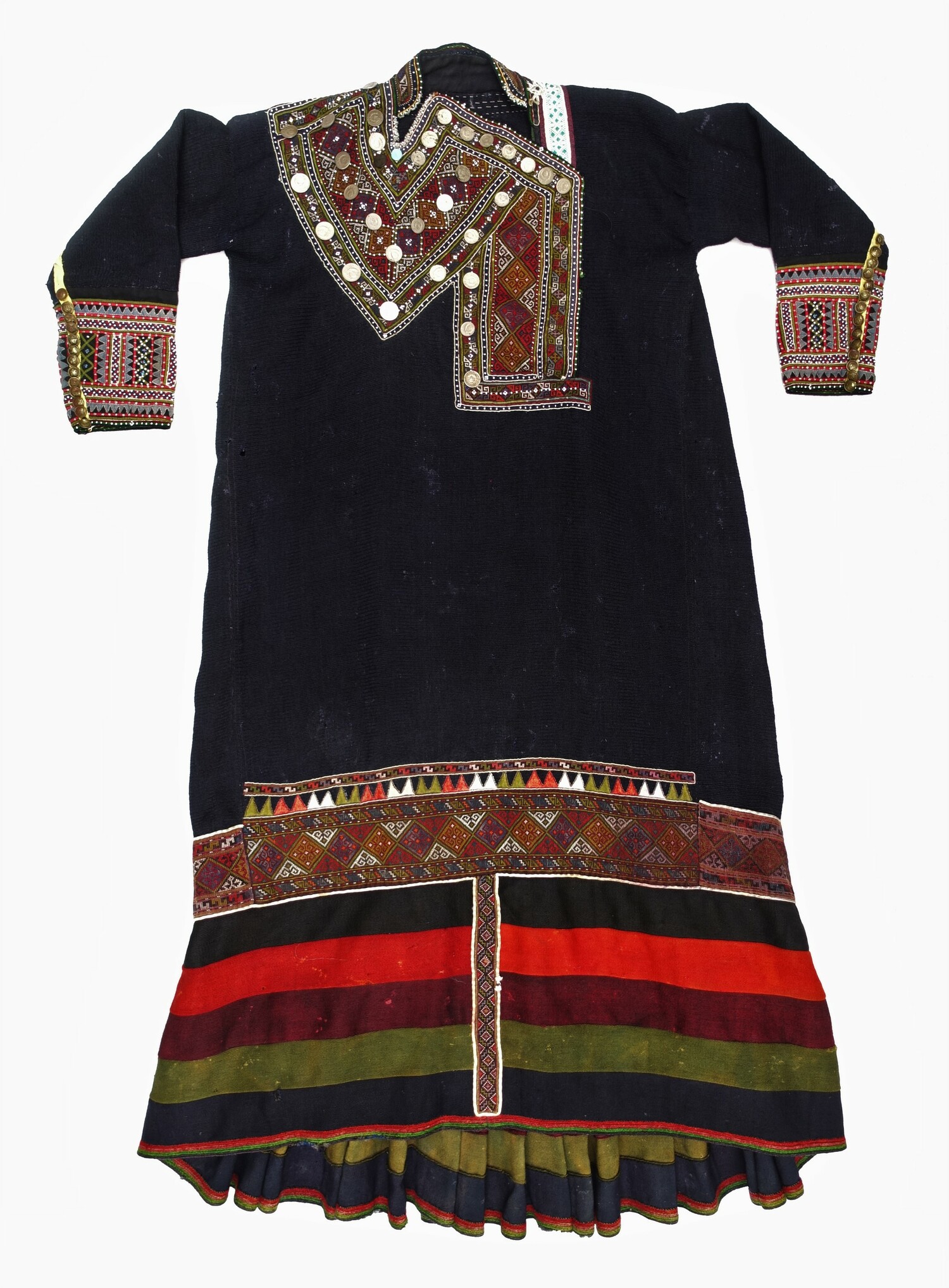 A Khevsureti woman’s dress (mid-20th century, TRC 2022.1091).