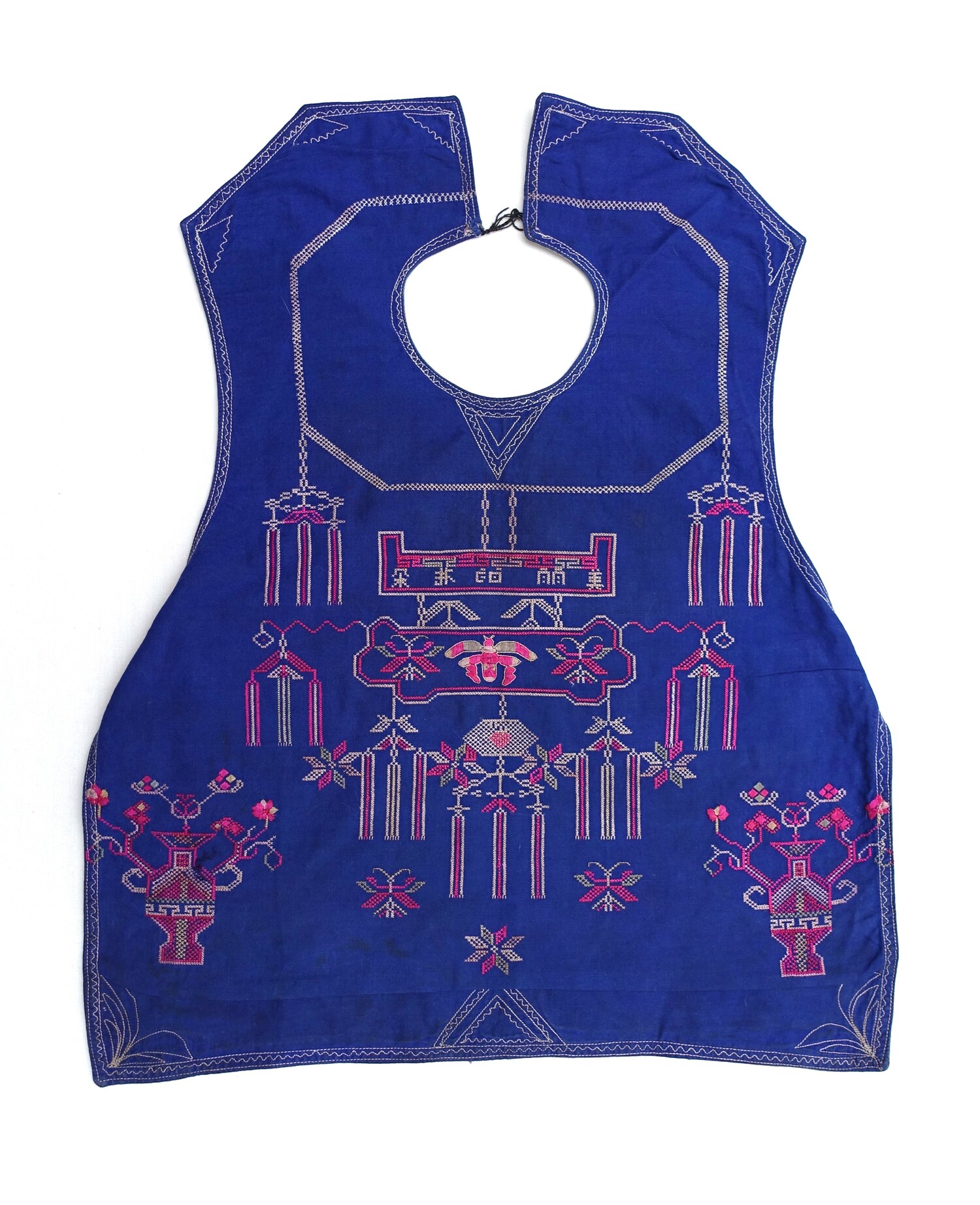 Figure 13. Plastron, cotton. Huangping Miao, East Guizhou, China, 20th century (TRC 2024.2869b).