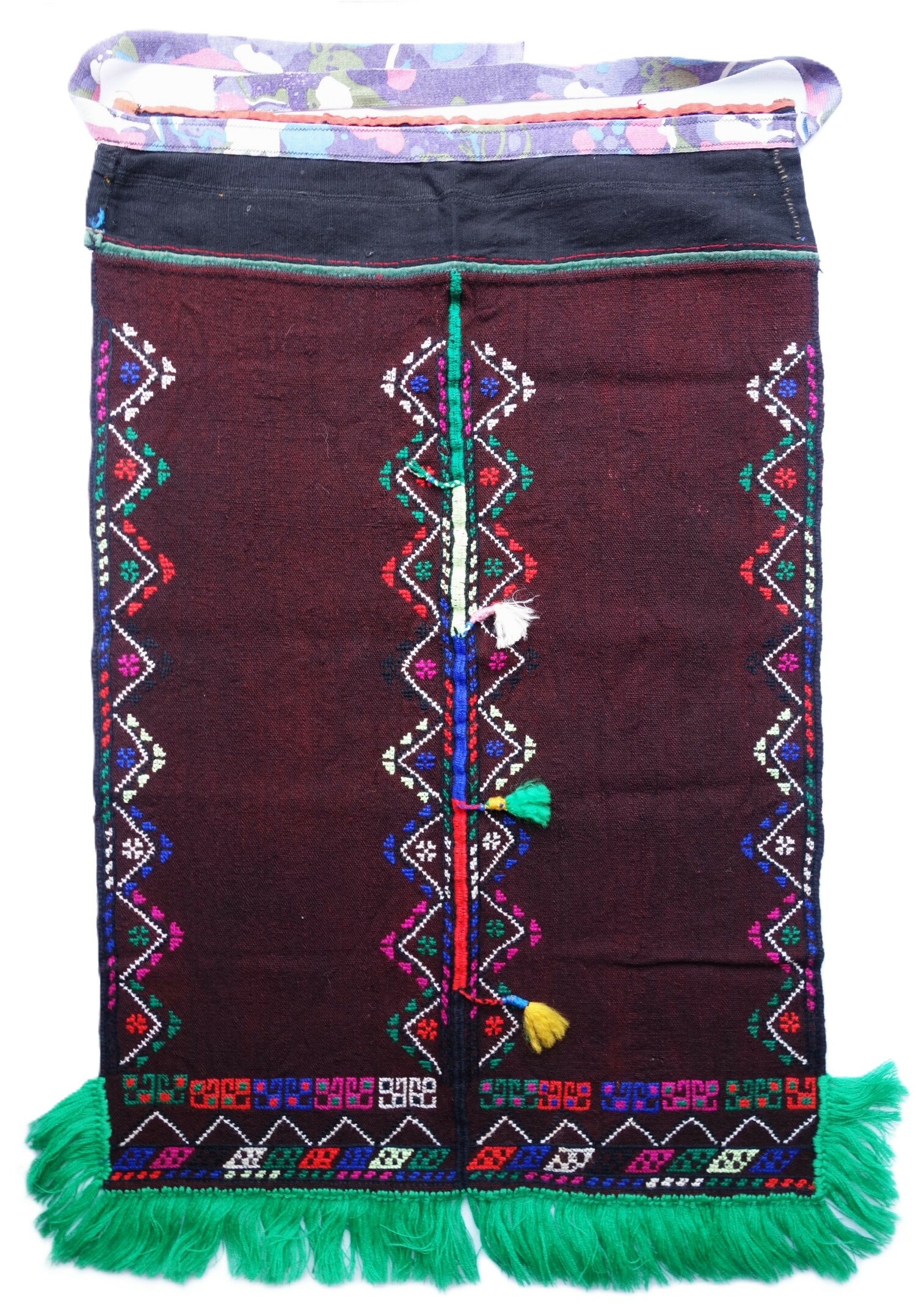 Fig. 7.  A Marmara apron decorated with embroidery and tassels (TRC 2026.1551).
