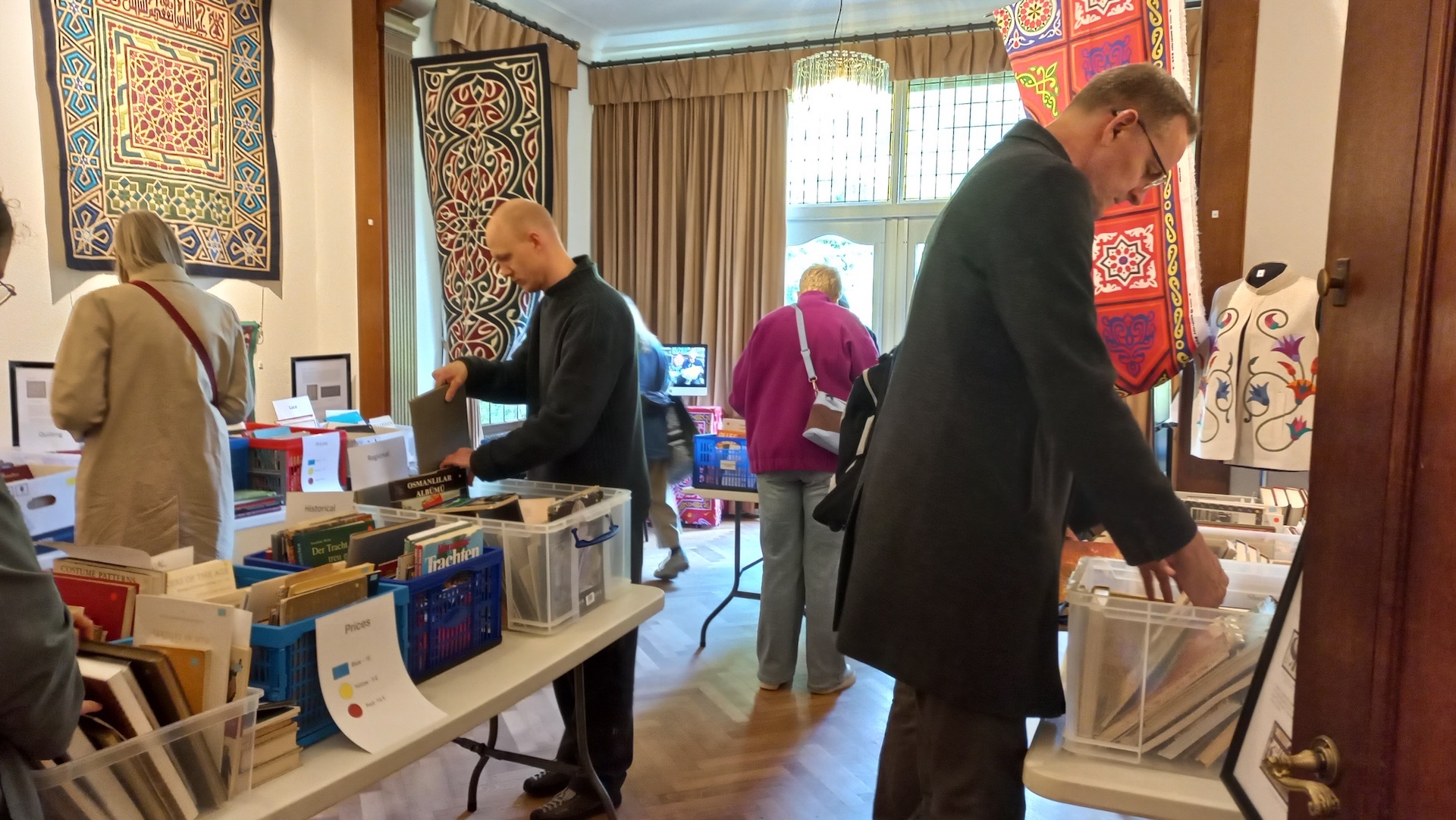 The annual TRC second-hand textile book sale, 13 June 2026.
