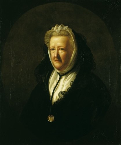 Mary Granville, Mrs Delany (1700-88), by John Opie (1782), and commissioned by King George III. Courtesy of the Royal Collection Trust (RCIN 400965).