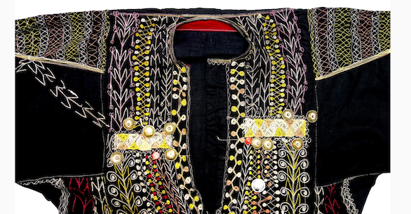 Fig. 6. Detail of a woman's dress from northern Yemen (TRC 2012.0382).