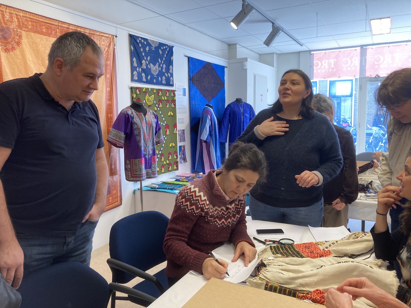 Romanian Blouse Day, 8 April 2023. Photograph Maria Linkogle.