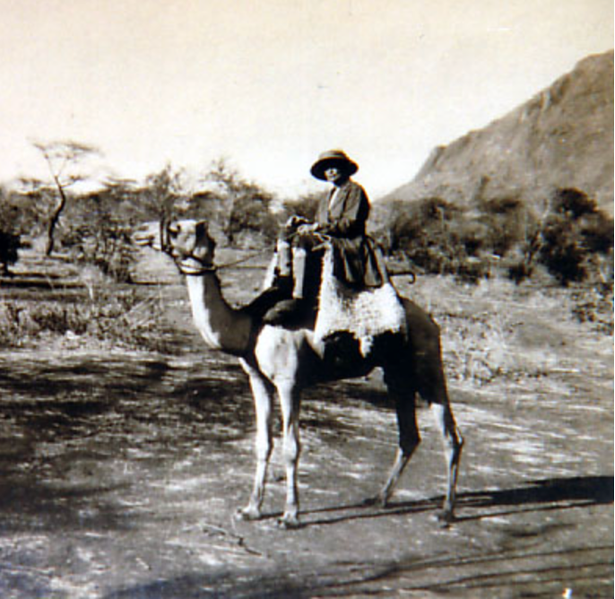 FIg. 4. Grace Crowfoot in Nubia, date unknown.