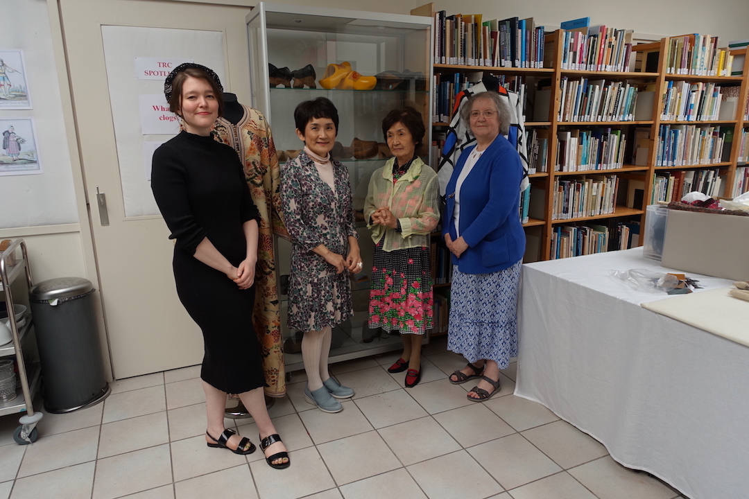 From left to right: Augusta de Gunzbourg, Keiko Okamoto, Nobuko (Tsugita) Okamoto, and the author. Monday 5 June 2023.