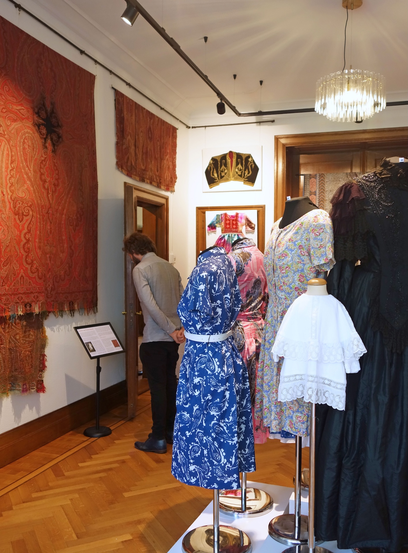 Paisley exhibition at the TRC. Photograph by author.