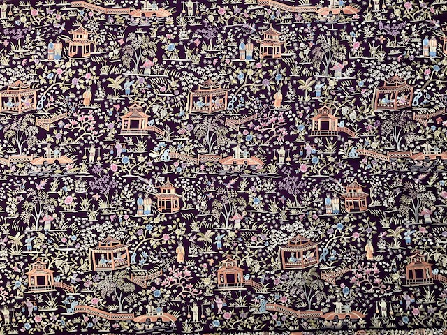 Detail of a Chinese-style sari from among the Parsis (Zoroastrians) in India. The Design Museum, London. Photograph Willem Vogelsang.